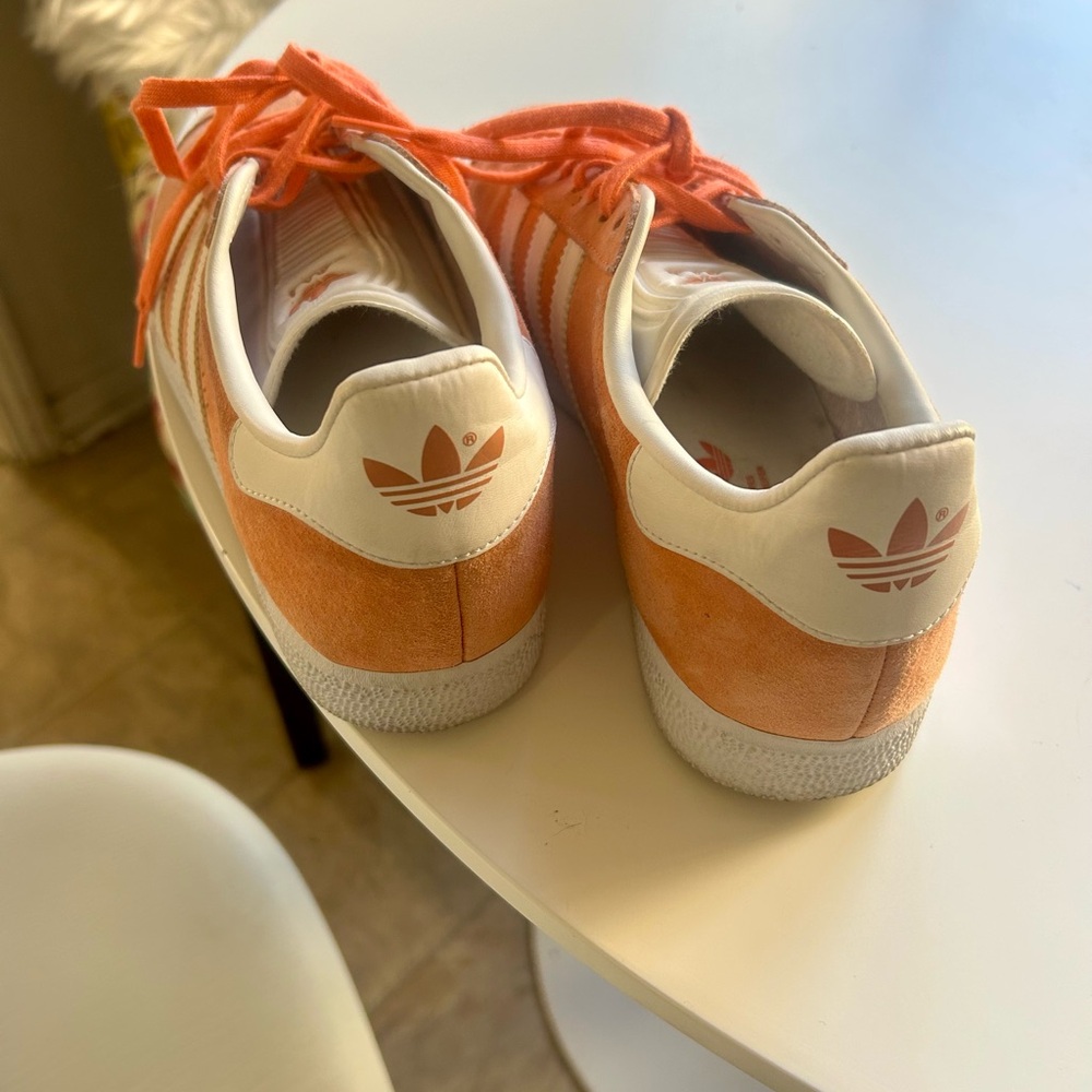 Adidas Orange peach and White